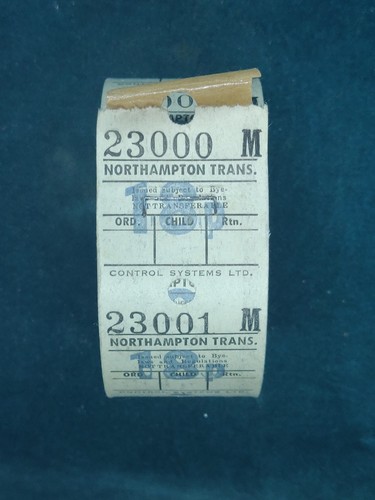 Northampton transport 18p bus - northampton,