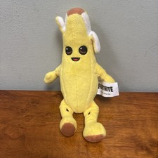 Fortnite 2019 Epic Games Nana Nana Peely Banana Plush Soft Toy 8" Yellow