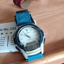 CASIO Illuminator 5160 WS-300 Quartz Analog Digital Men's Watch New battery 