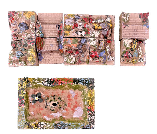 Britains lead floral garden - floral,