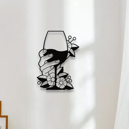 Metal wall hanging ornament - metal,