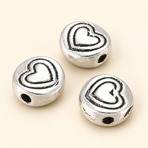 Pcs 6mm tibetan silver - 6mm,