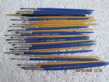 ASSORTED  MODELLING  PAINT  BRUSHES  X  27     see des.