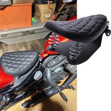 Motorbike Solo Seat w/Spring