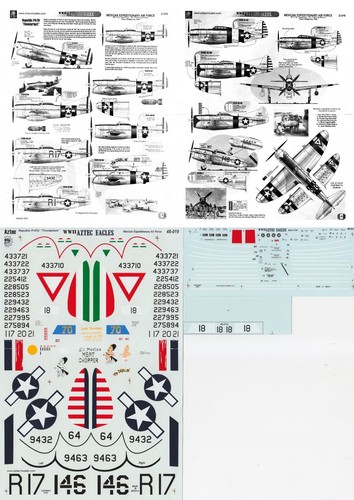 Aztec decals p 47d - aztec, 1/48