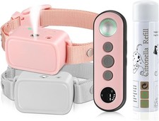 Citronella Dog Training Collar with Remote 3 Modes[Spray & Beep] Spray. RRP£89