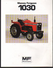Massey Ferguson "1030" Compact Tractor Brochure Leaflet