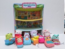 Squishmallows Squishville Mall  Playsets 8 Figures VGC 