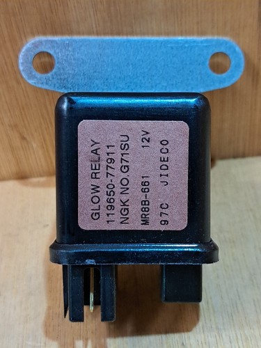 Glow plug rely time delay - glow,