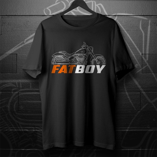 For harley davidson - fat, boy