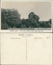 Norton Place Lawn Looking East From Hall RP Real Photo 
