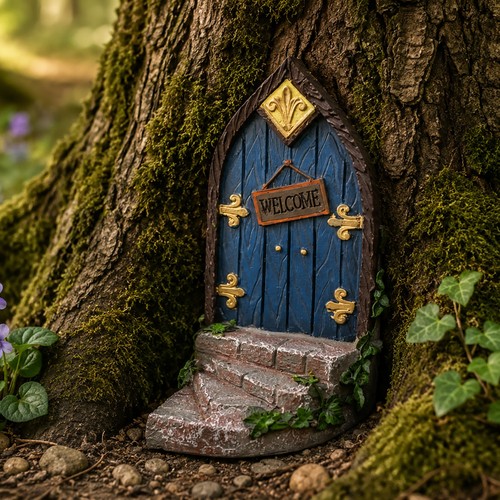 Large fairy door - door, pixie
