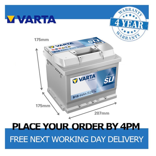 Varta b18 car battery 12v - varta,