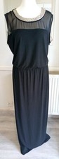 BHS Size 22 Black Maxi Dress