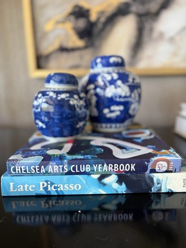 Pair chinese blue - chinese, &