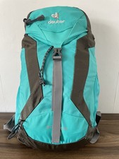 Deuter AC Lite 14L Hiking Rucksack Backpack Day School Bag Turquoise Grey NWOT