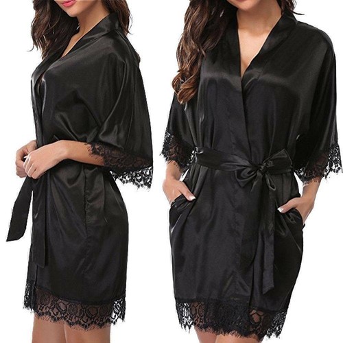 Sexy womens satin silk lace - sexy,