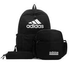 3-Piece Suit Adidas Backpack Bag Lunch Bag Pencil Case School Trip Backpack Gift