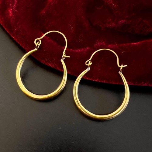 Golden boho hoops earrings - boho,