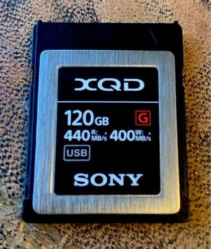 Sony xqd memory - xqd, 120gb