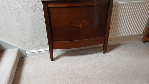 Edwardian mahogany inlaid - mahogany,,