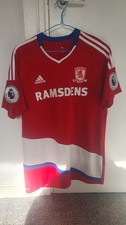 Middlesbrough FC Home Football Shirt 2016/17 Premier League Size L