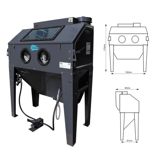 Sand blaster blasting - blaster,