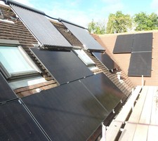 Solar PV excess to heat a