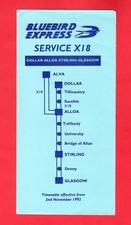 Bus Timetable Leaflet -