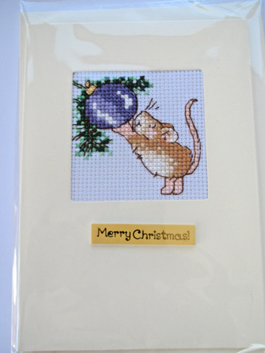 Completed christmas cross - christmas,