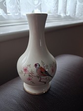 Royal Worcester Palissy Small Bird Vase