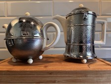 1950s 'Everhot' Patented Teapot, Milk Jug And Sugar Bowl