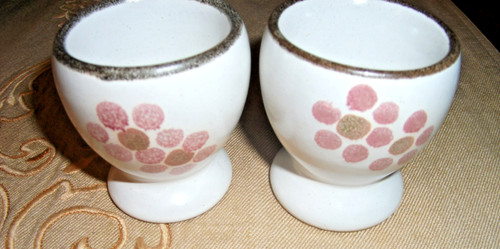 Retro denby gypsy egg - gypsy, cups