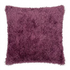Cushion Cover Purple Shaggy