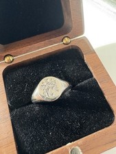 Signet ring Platinum 950 Heavy
