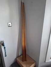 Vintage One Piece Snooker Cues X 4