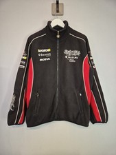 Suzuki Vintage By Tas Racing Relentless Fleece Full Zip Jacket Size Small