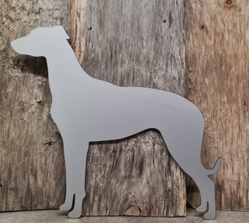 Lurcher metal sign hand - metal,