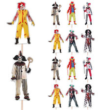 Scary Clowns Halloween Cupcake & Party Food Toppers Decorations Picks 14 Pack
