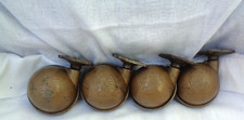 Vintage Industrial Archibald Kenrick & Sons Furniture Castors Wheels X 4