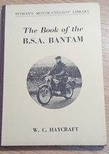 BOOK OF THE BSA BANTAM D1 D3 D5 D7 TOURING & SUPER MANUAL 1948-1955