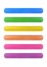 6 x Neon Snap Bracelets Kids