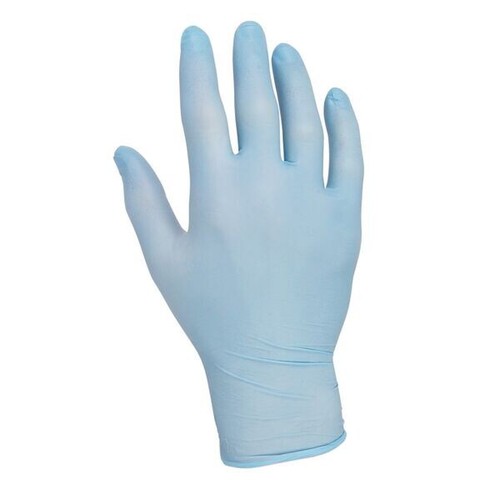 Blue nitrile disposable - blue,