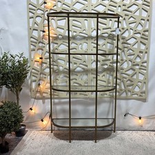 COX AND COX Glass Display Shelf Unit Almost Brand New RRP £775