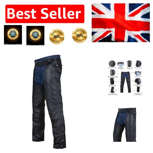 Stylish mid rise biker chaps - mid-rise,