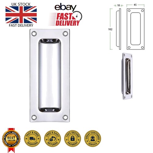 Polished chrome rectangular - chrome,