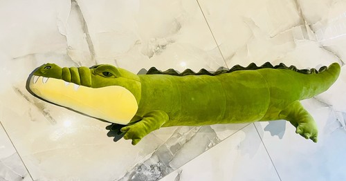 Large crocodile plush giant - crocodile,