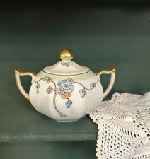 Bavarian Porcelain Sugar Bowl