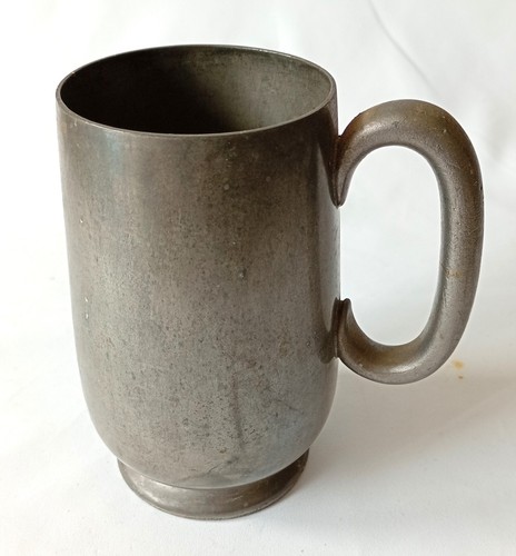 Vintage pewter tankard 4 - tankard., 3/4