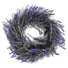 Artificial Lavender Wreath for